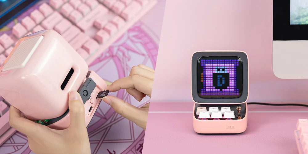 Divoom Ditoo – Pro Retro Pixel Art Bluetooth Portable Speaker Alarm