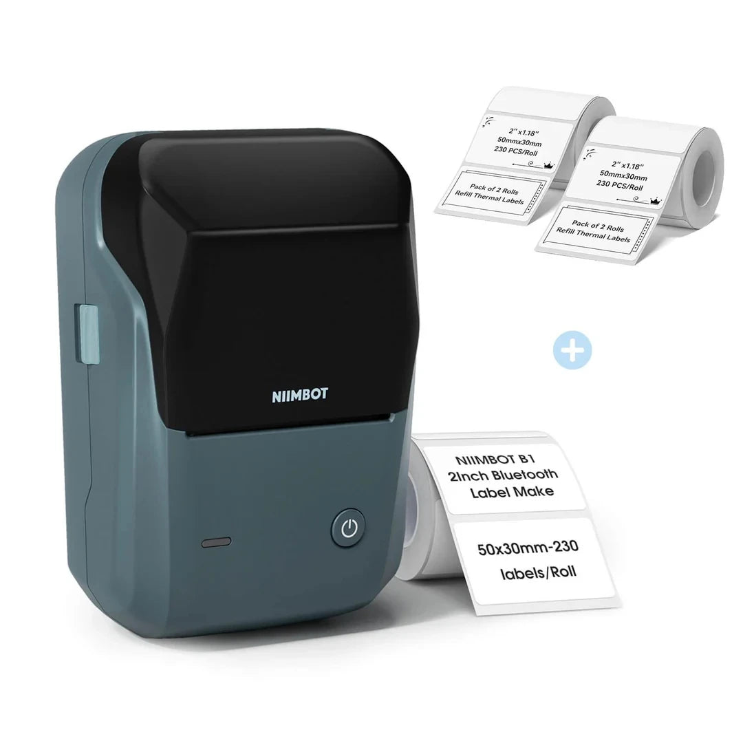 Niimbot B1 Label Maker Bluetooth Portable 2 Inch Thermal Label Print