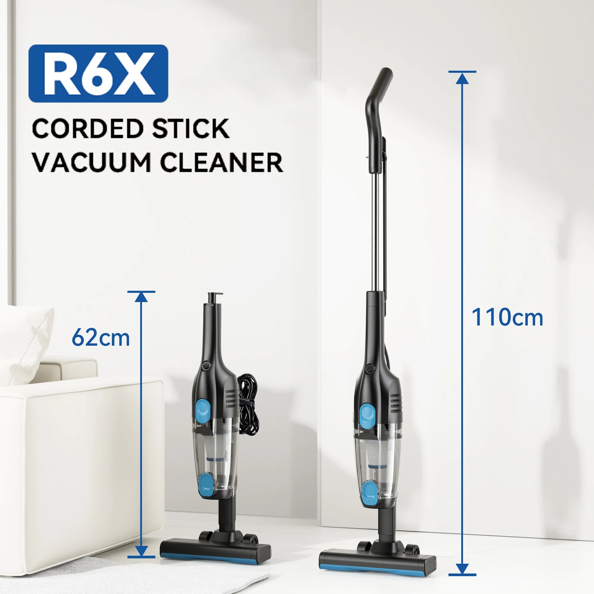 INSE R3S Corded Vacuum Cleaner 16Kpa 6M Extra Long Cord Handheld Vac