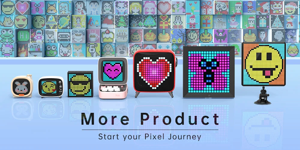 Divoom Ditoo – Pro Retro Pixel Art Bluetooth Portable Speaker Alarm