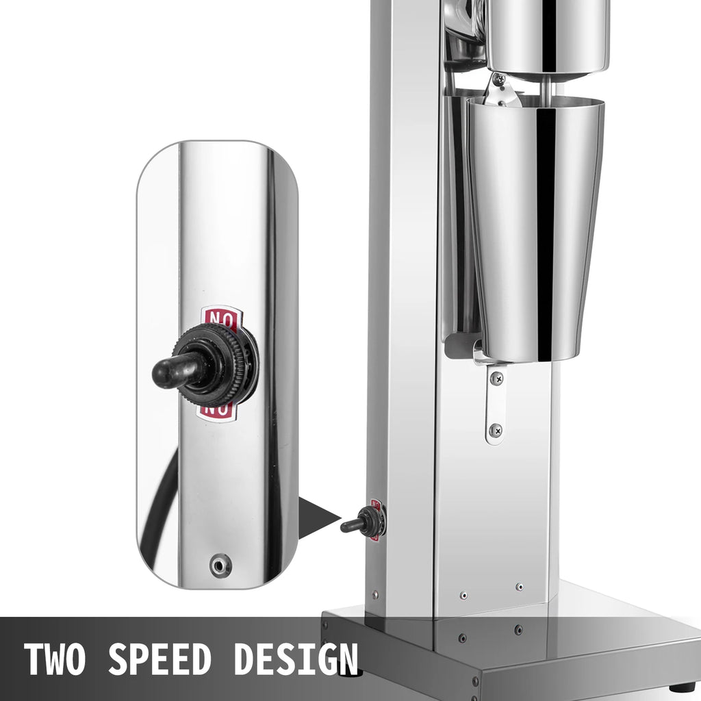SucceBuy Commercial Milkshake Machine 800ml Stainless Steel Electric