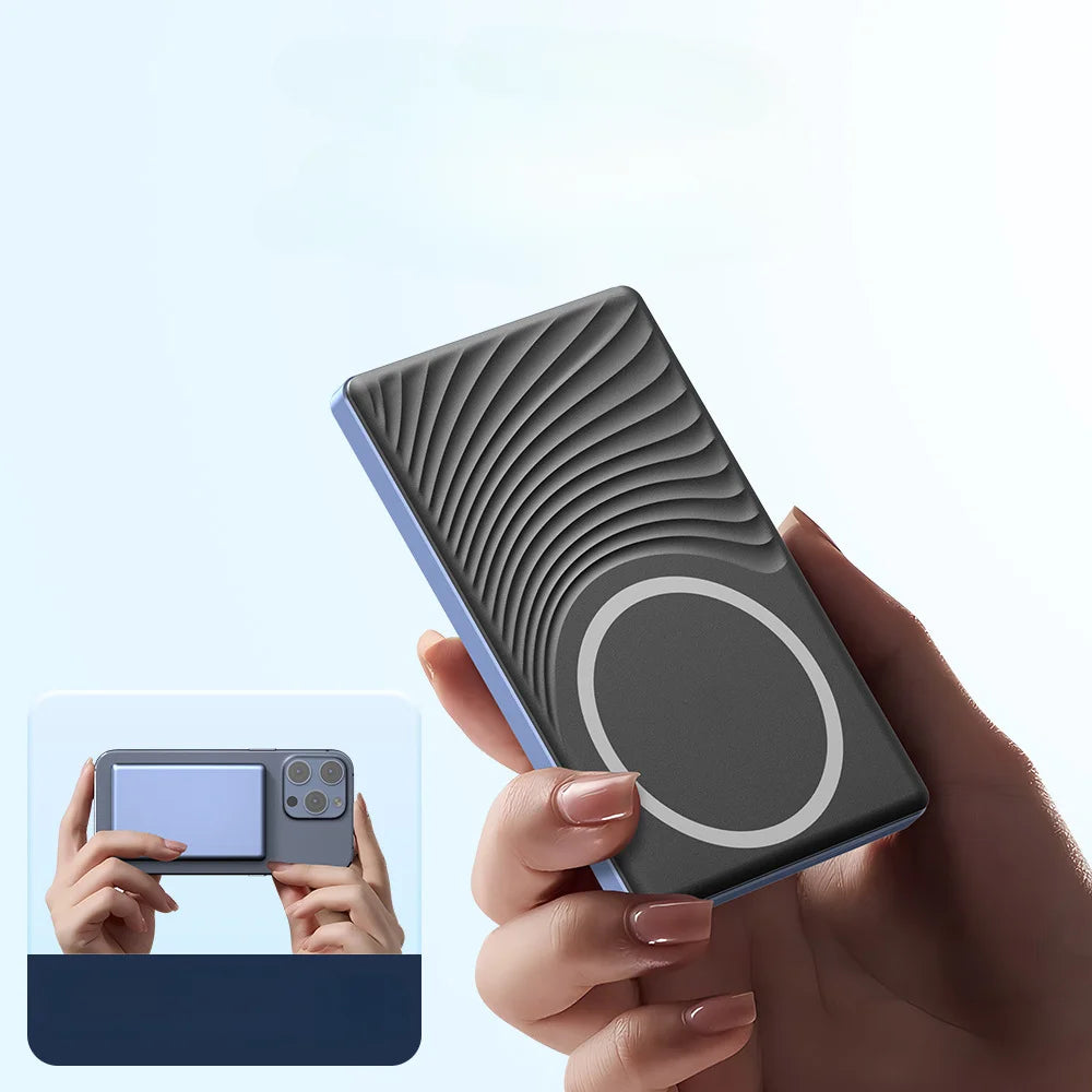 For MagSafe IPhone Samsung Xiaomi Magnetic Power Bank Portable Mini