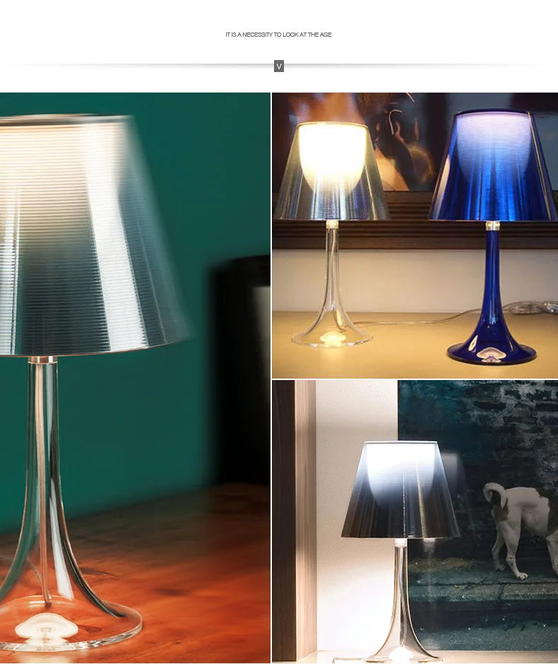 Modern Simple Table Lamp Transparent Acrylic Table Lamps for Living