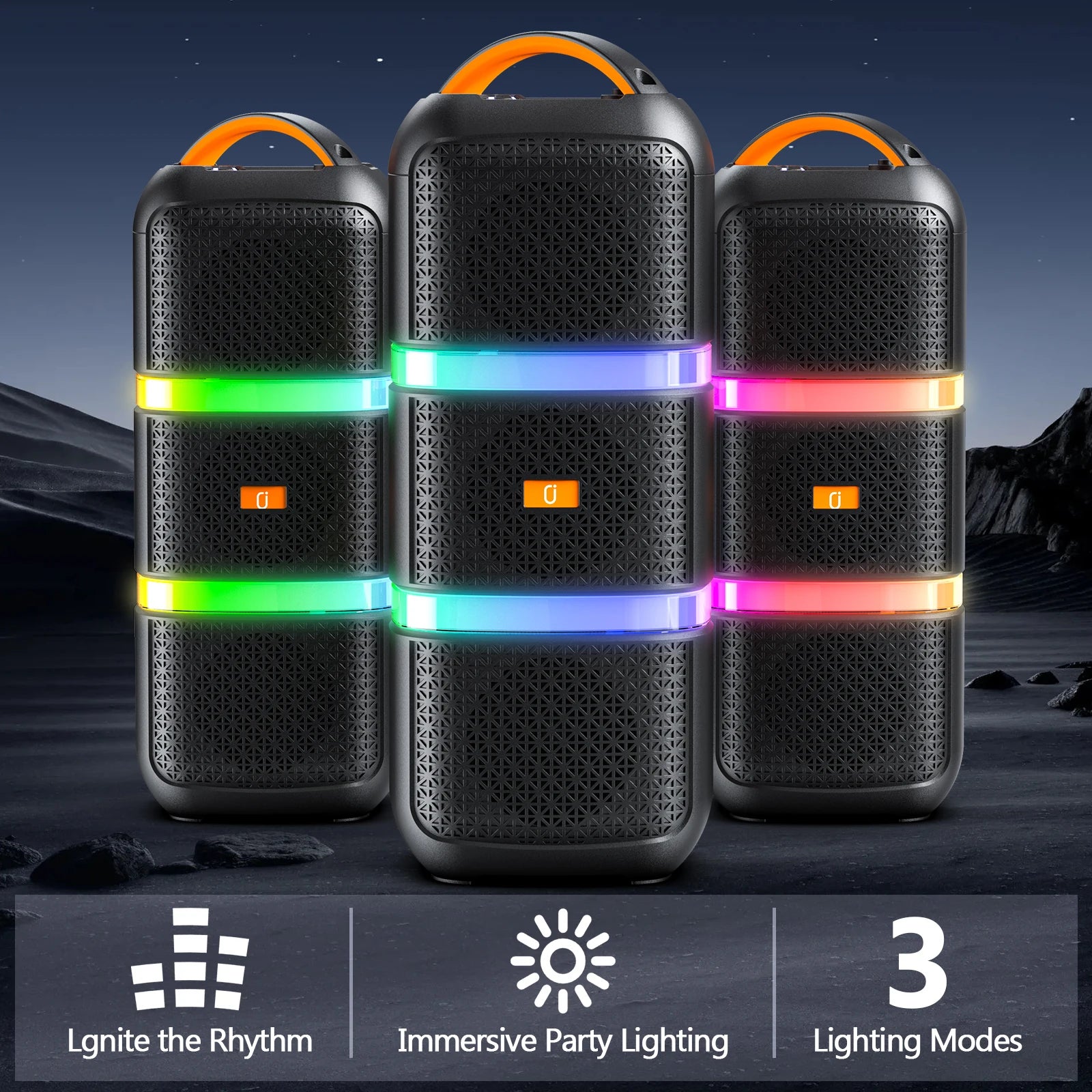 JYX Wireless Speaker, Portable Bluetooth Speaker, Karaoke Machine wi