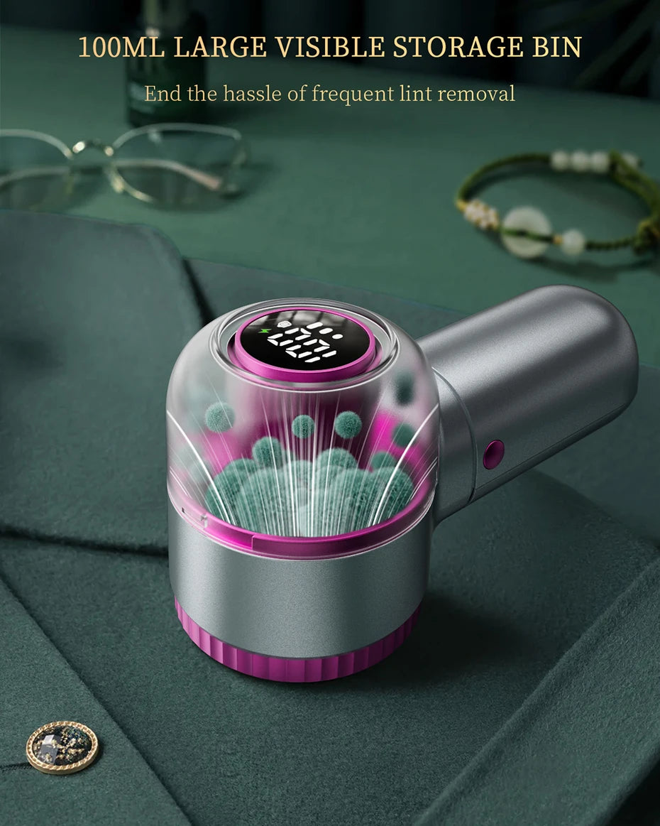 ColdSky Lint Remover Sweater Shaver with Digital Display 3 Speed Lin