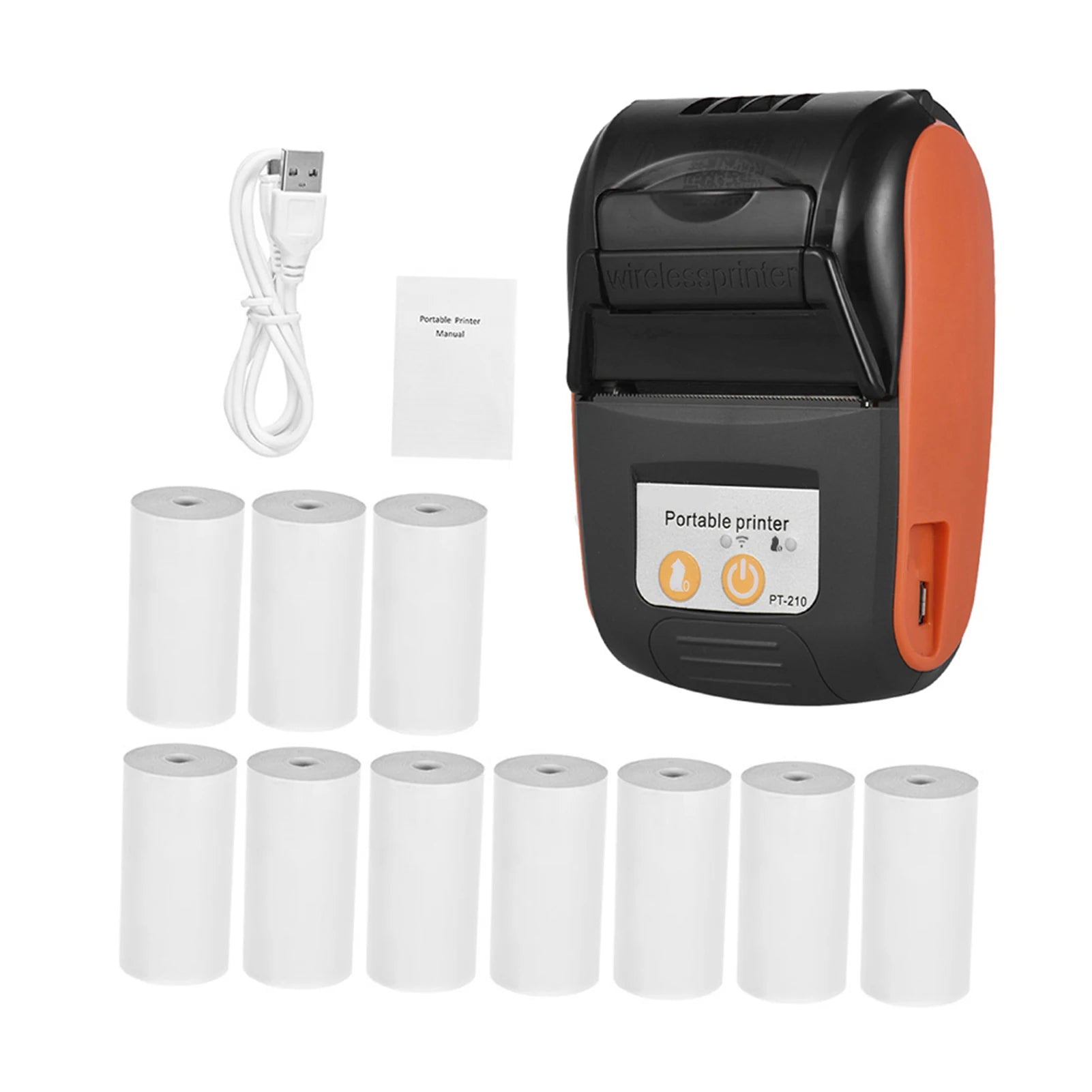 Portable Receipt Printer Thermal Printer Portable Thermal Printer Bl