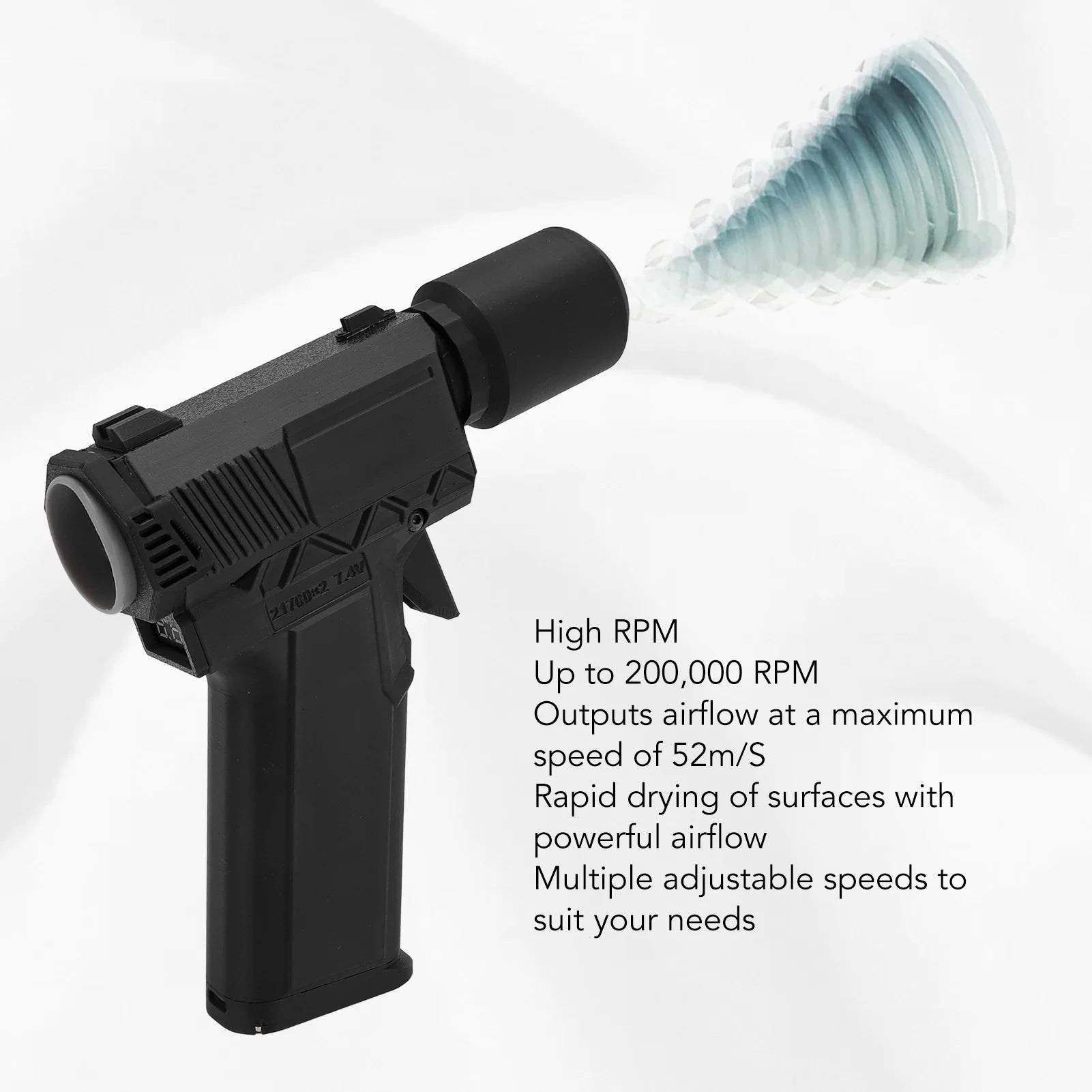 Electric Air Duster 200000RPM Stepless Speed Electric Air Blower