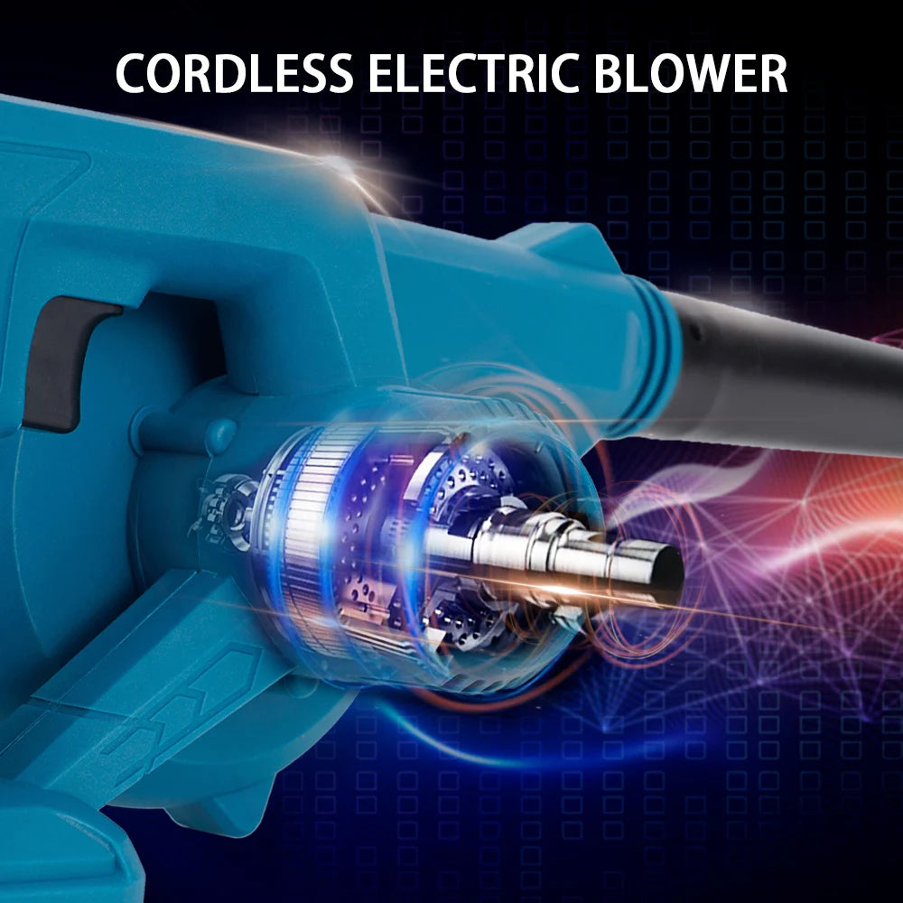 18V Blower Hair Dryer and Vacuum Cleaner Rechargeable Hair Dryer Cor