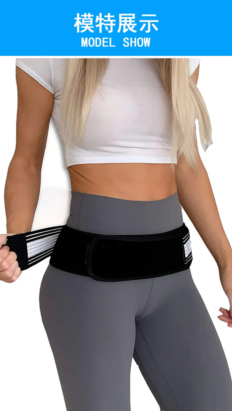 Sacroiliac SI Joint Hip Belt Lower Back Support – Hip Braces for Hip