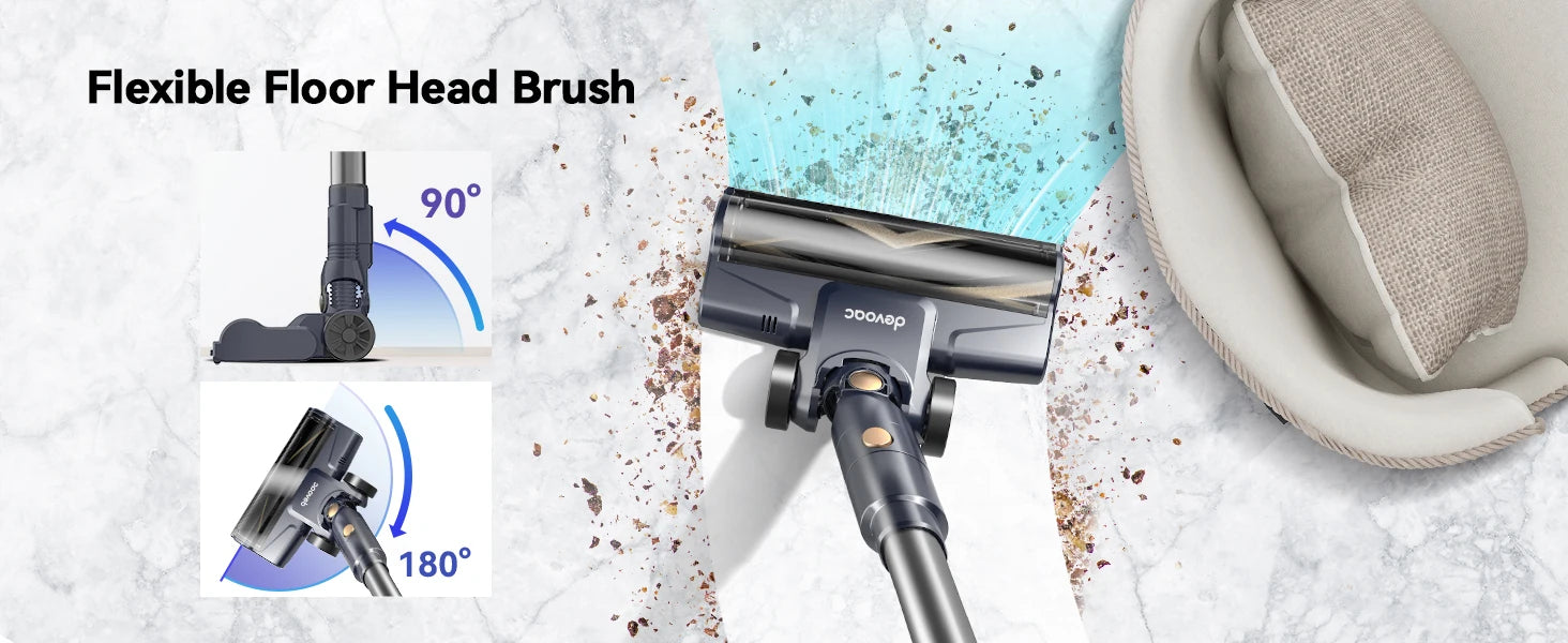 INSE I8 Corded Vacuum Cleaner 600W 23KPa Stick Vacuum Free – Stand 6