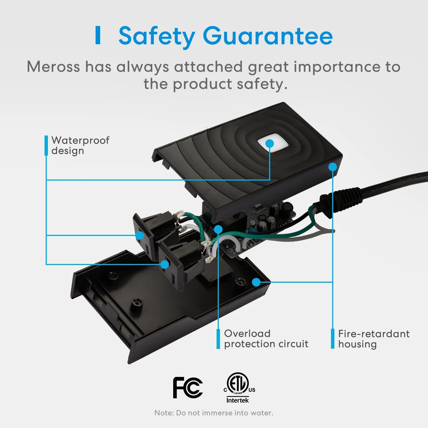 Meross HomeKit Outdoor Smart Plug Wi – Fi Outlet with 2 Grounded Soc
