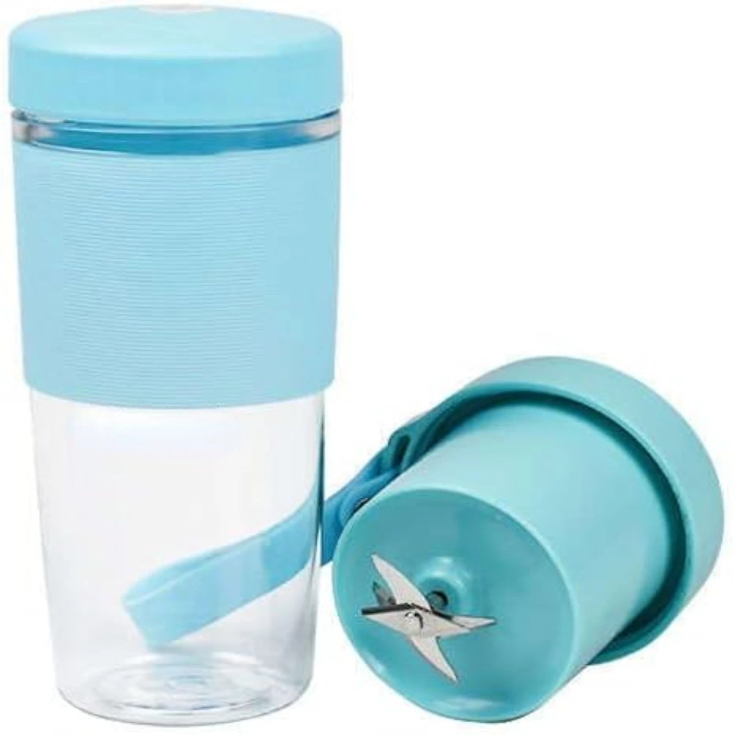 Efficient Blue Portable Compact USB Rechargeable Mini Smoothie Blend