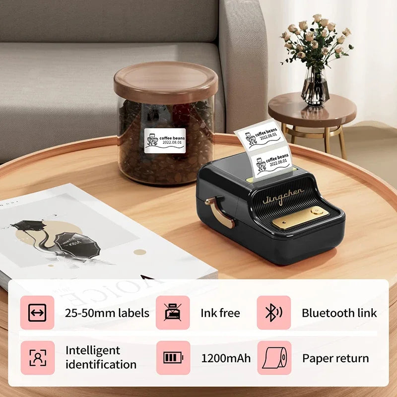 Niimbot B21 Mini Portable Printer Adhesive Label Thermal Printer Wir