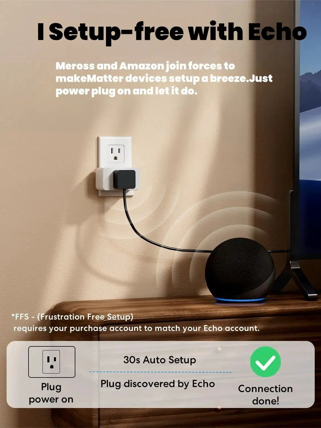 Matter WiFi Mini Smart Socket 10A Timeing Wireless Voice Control Sma