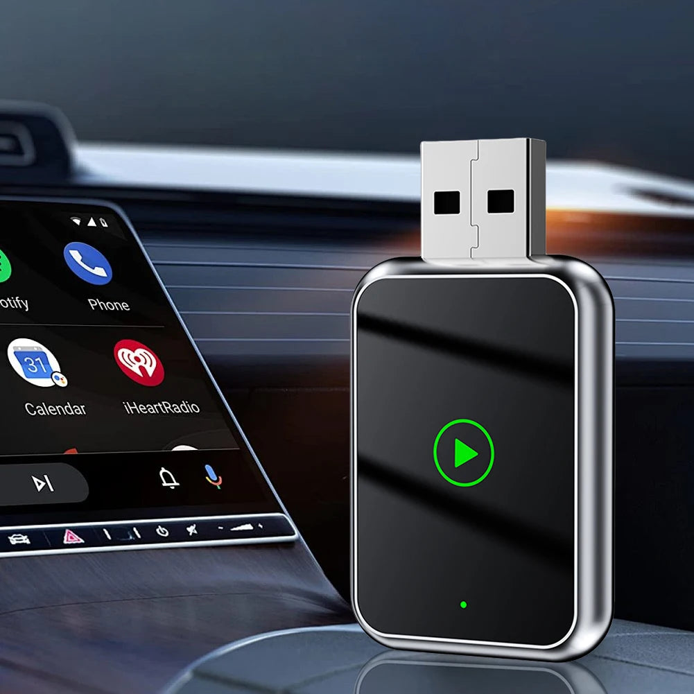 2in1 Wired to Wireless CarPlay Adapter Convert Type – C Plug & Play
