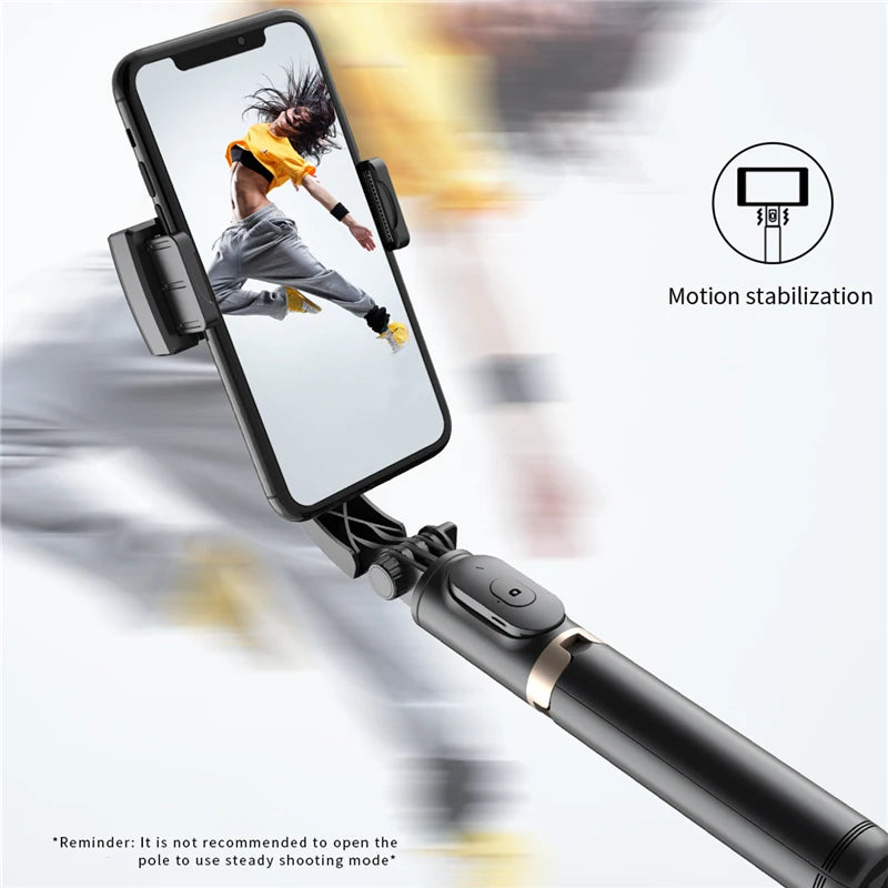FGCLSY 2024 New Gimbal Stabilizer Selfie Stick Wireless Foldable Tri