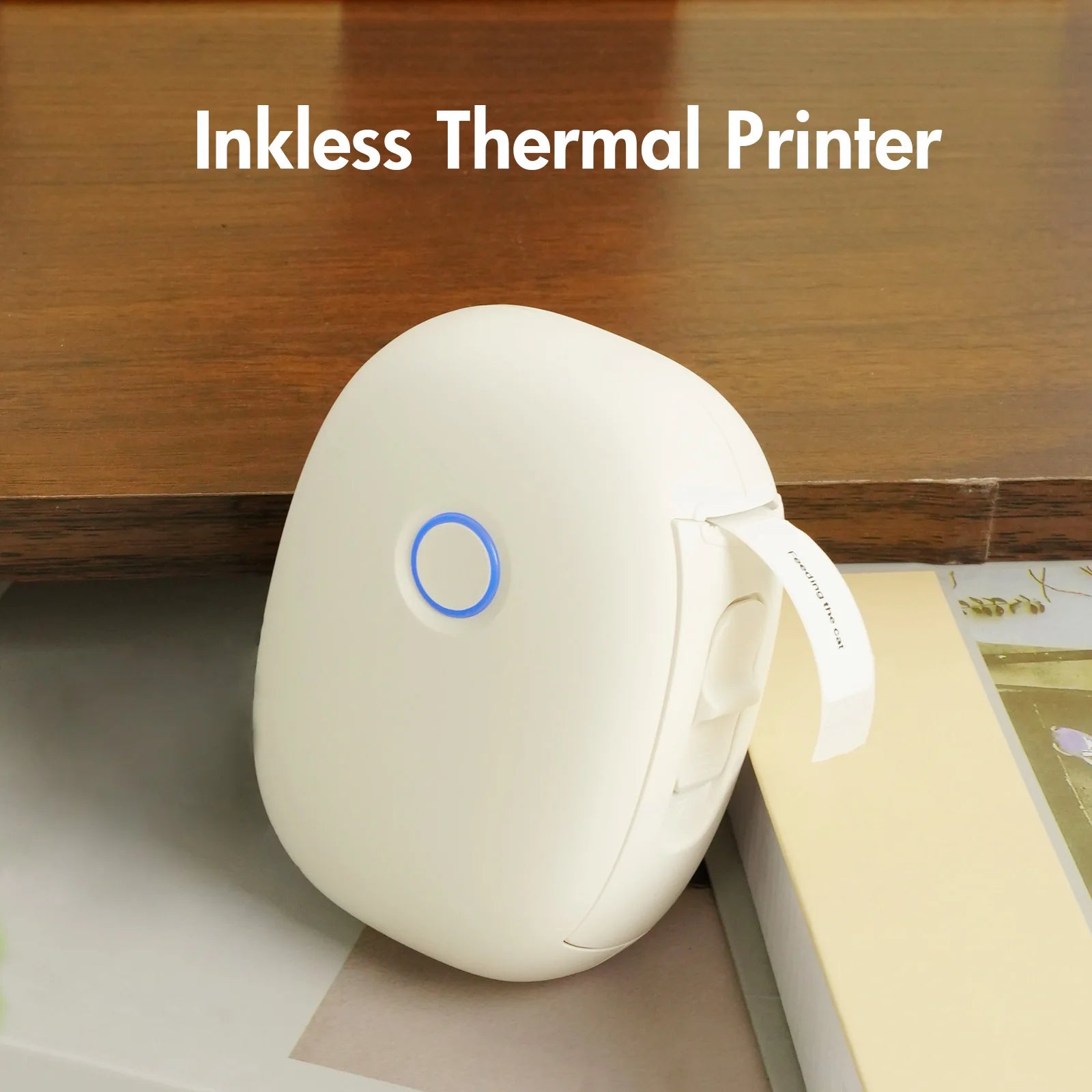 Mini Portable Wireless Inkless Thermal Printer Bluetooth Pocket Labe