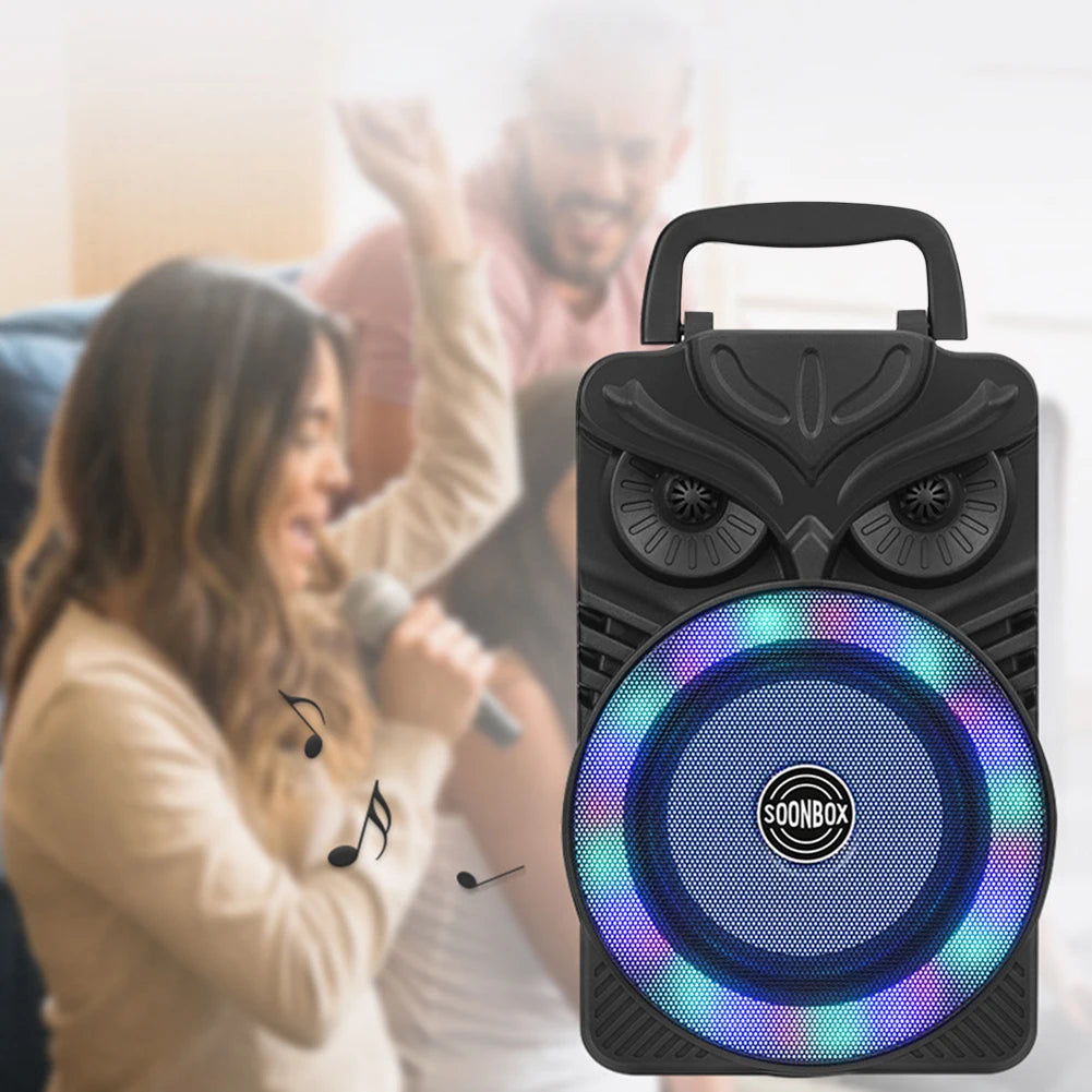 HiFi Stereo Subwoofer Bluetooth – Compatible Support TF Card Portabl