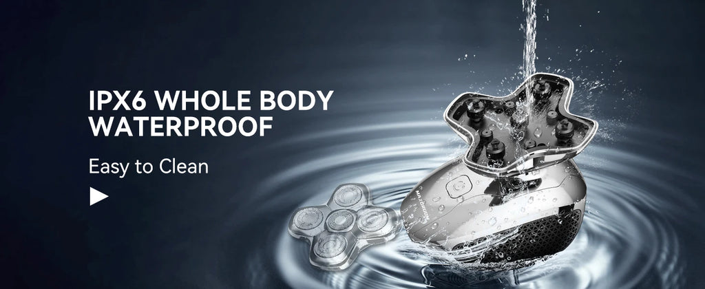 MAXGROOM Electric Head Shavers for Men 5D Floating Blade Magnetic Ra