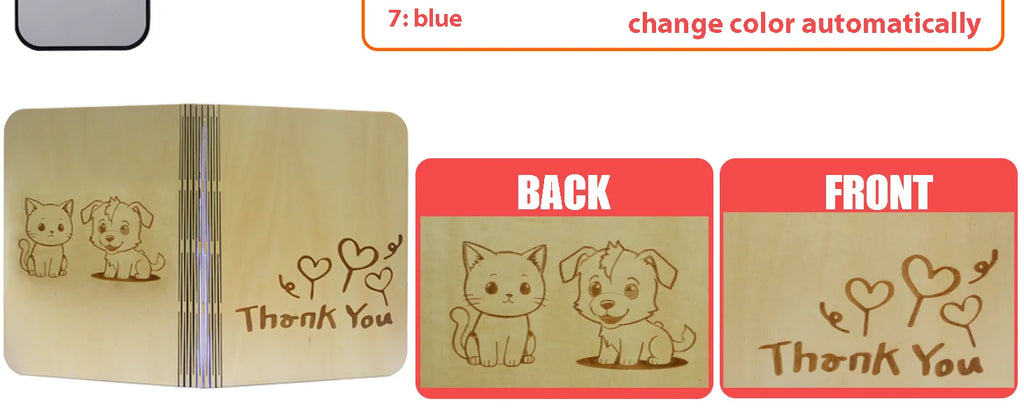 7 Colors Changing Folding Book Lamp Wireless Blutooth Speaker Player