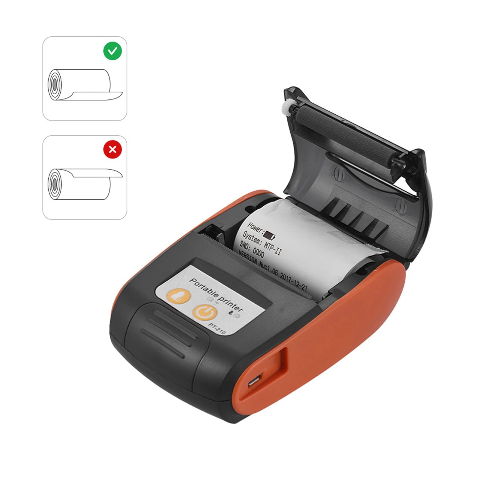 Portable Thermal Printer Mini Portable Thermal Printer Bluetooth Min
