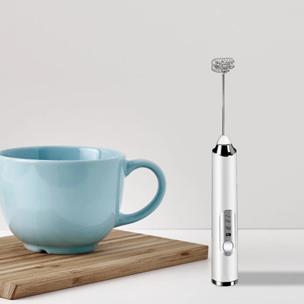 Electric Milk Frother Mixer Wireless Electrical Mini Coffee Maker Wh