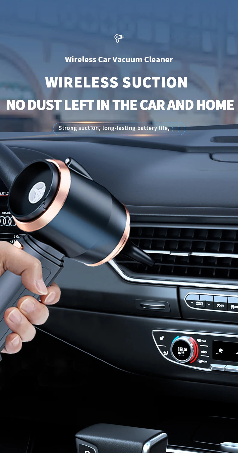 Strong Suction Brushless Vacuum Cleaner Handheld Car Vacuum 4 – in