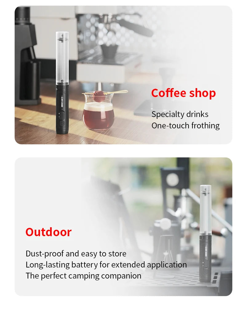 MHW – 3BOMBER Electric Milk Frother Portable Handheld Milk Foamer US