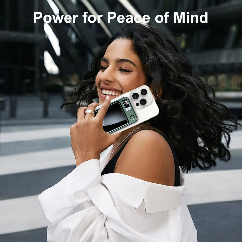 10000mAh Magnetic Charger Power Bank Wireless 22.5W USB – C Foldable