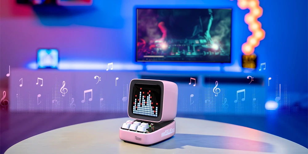 Divoom Ditoo – Pro Retro Pixel Art Bluetooth Portable Speaker Alarm