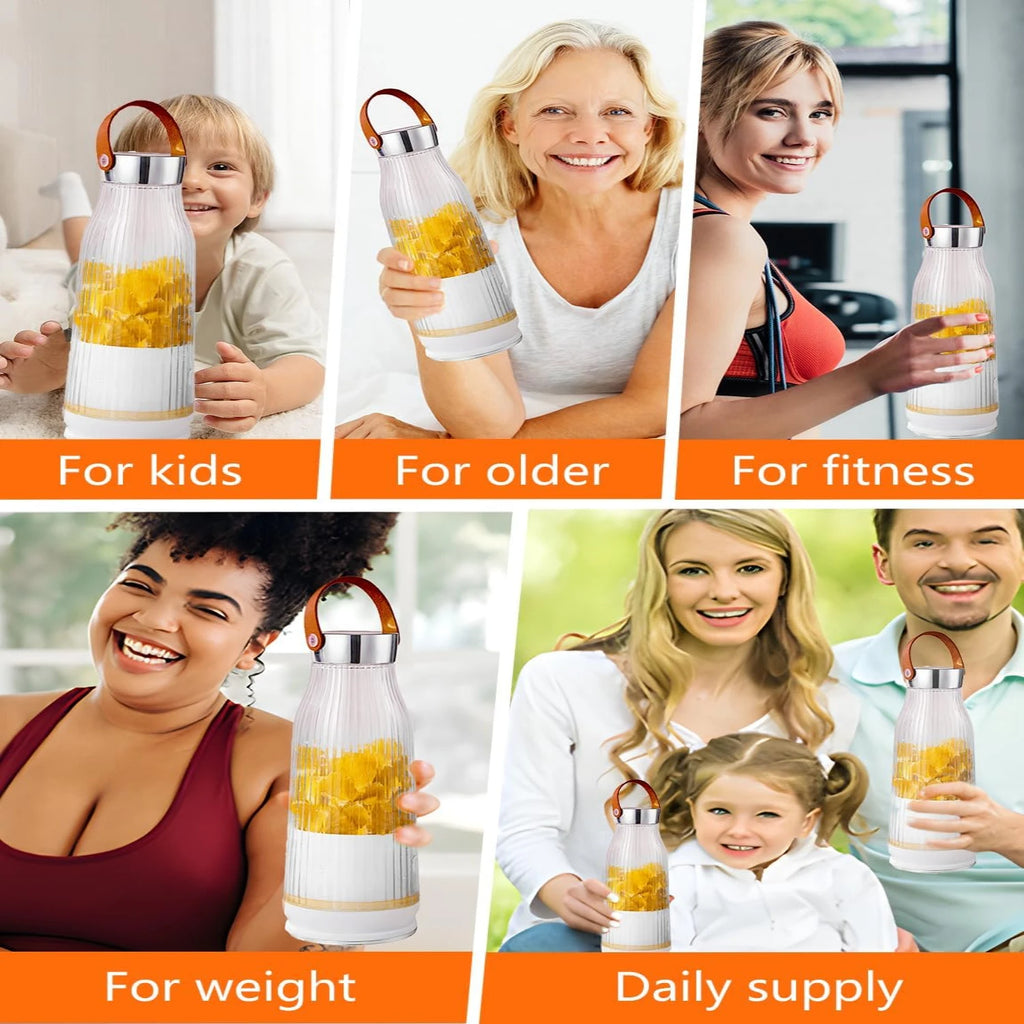 Portable Blender USB Rechargeable, Personal Blender for Shakes and S