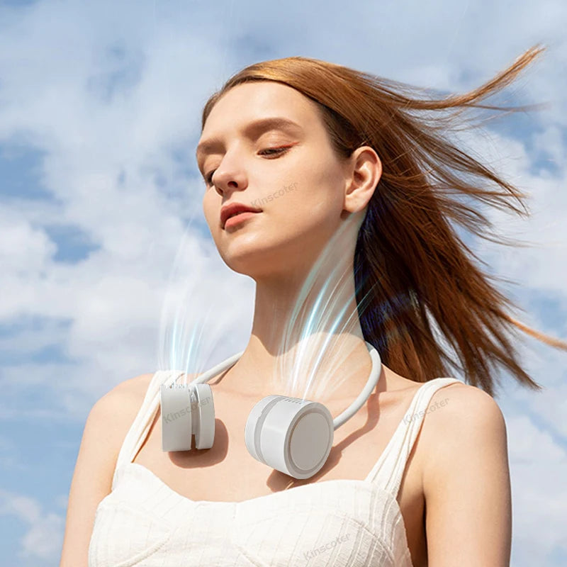 Hanging Neck Fan Power Ventilador Bladeless Neckband Fan Portable Mi