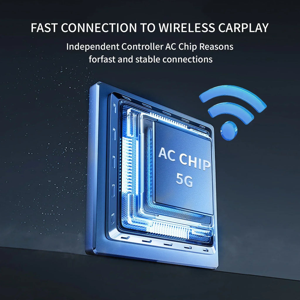 New 2 – in – 1 360 Degree Wireless Adapter CarPlay Android AUTO Car