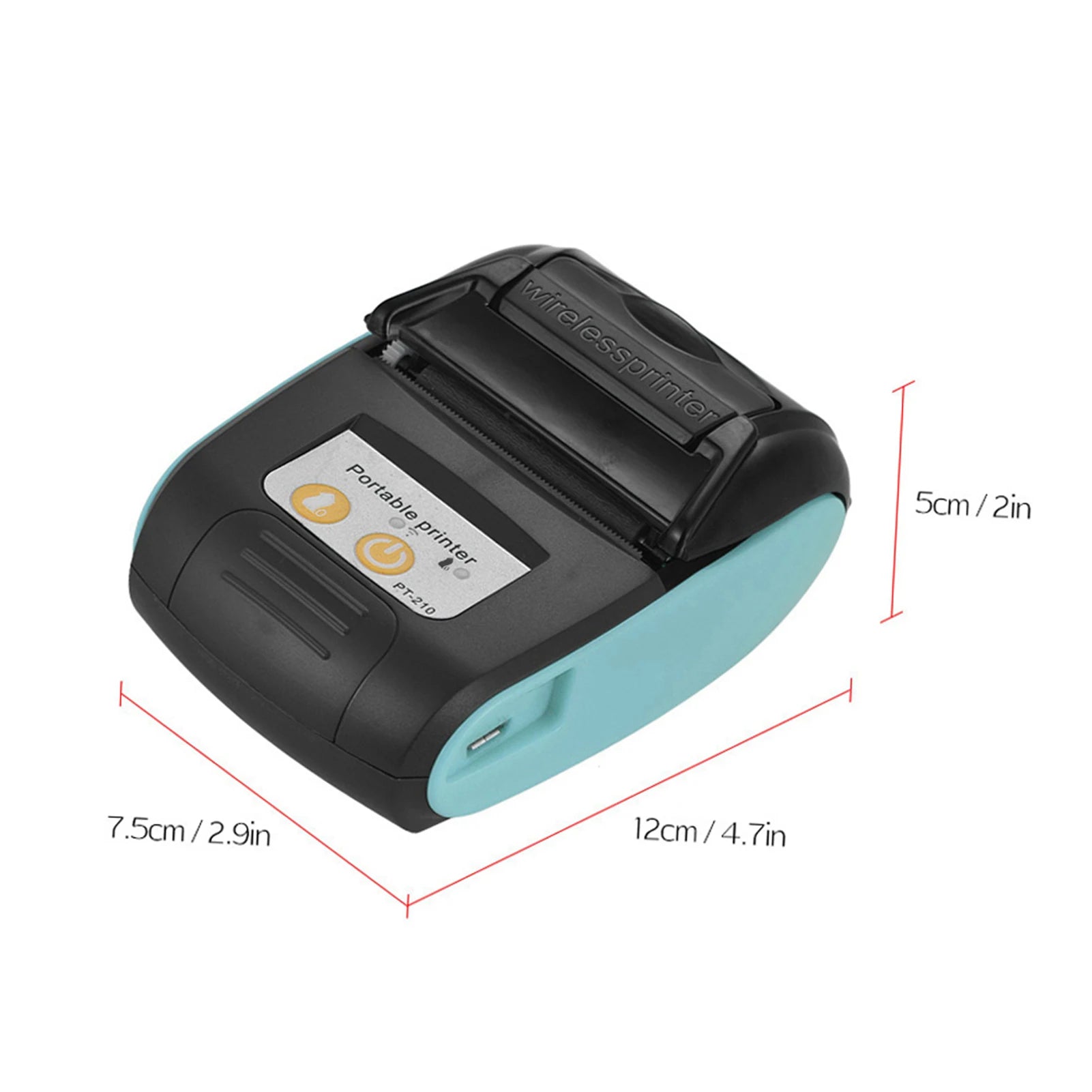 Portable Receipt Printer Thermal Printer Portable Thermal Printer Bl