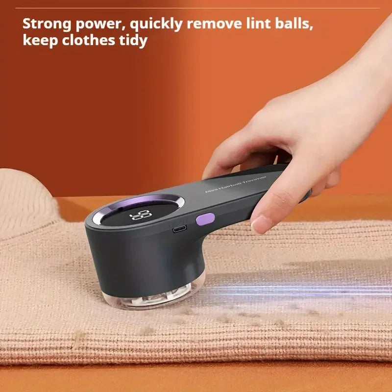 Rechargeable Lint Remover & Fabric Shaver – Portable Electric Clothe