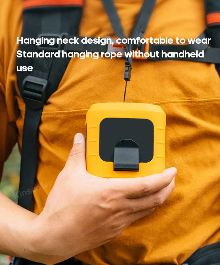 8000mAh Outdoor Waist Fan Portable Multifunctional Camping Fan Blade