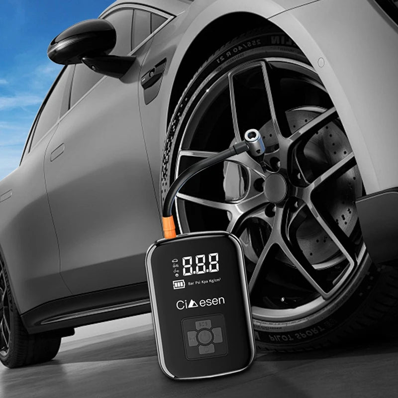 1pc Car Wireless Air Pump 150PSI Portable Electric Tire Inflation fo