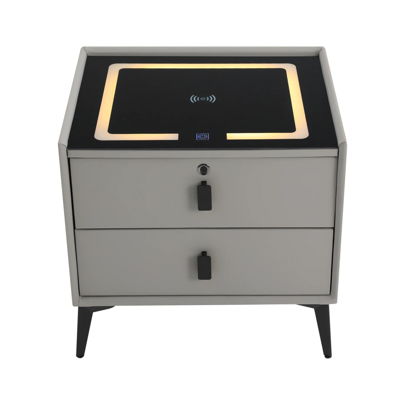 Bedside Table with Drawers Bluetooth Speaker Smart Bedside Table Bed