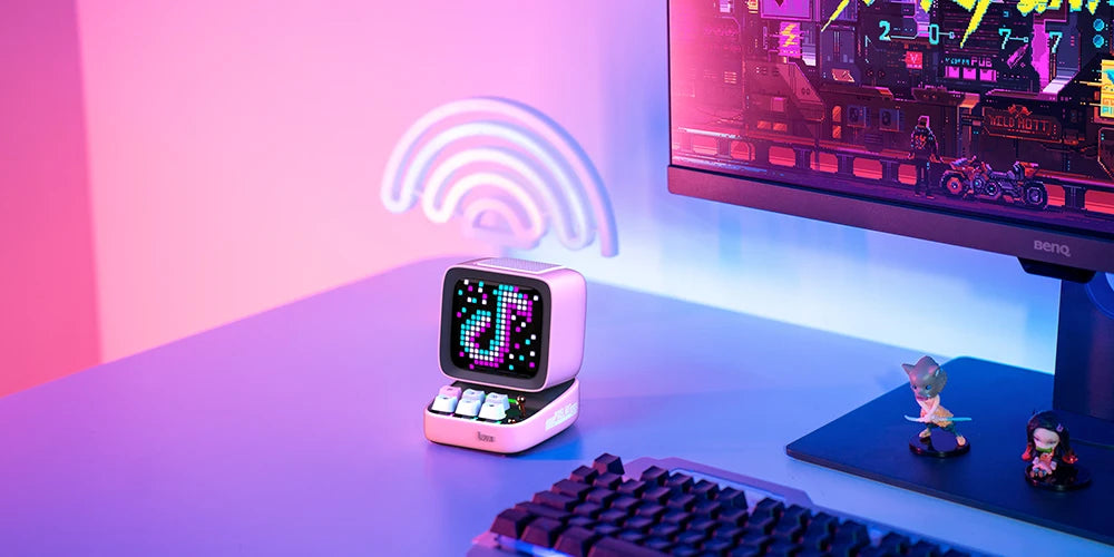 Divoom Ditoo – Pro Retro Pixel Art Bluetooth Portable Speaker Alarm