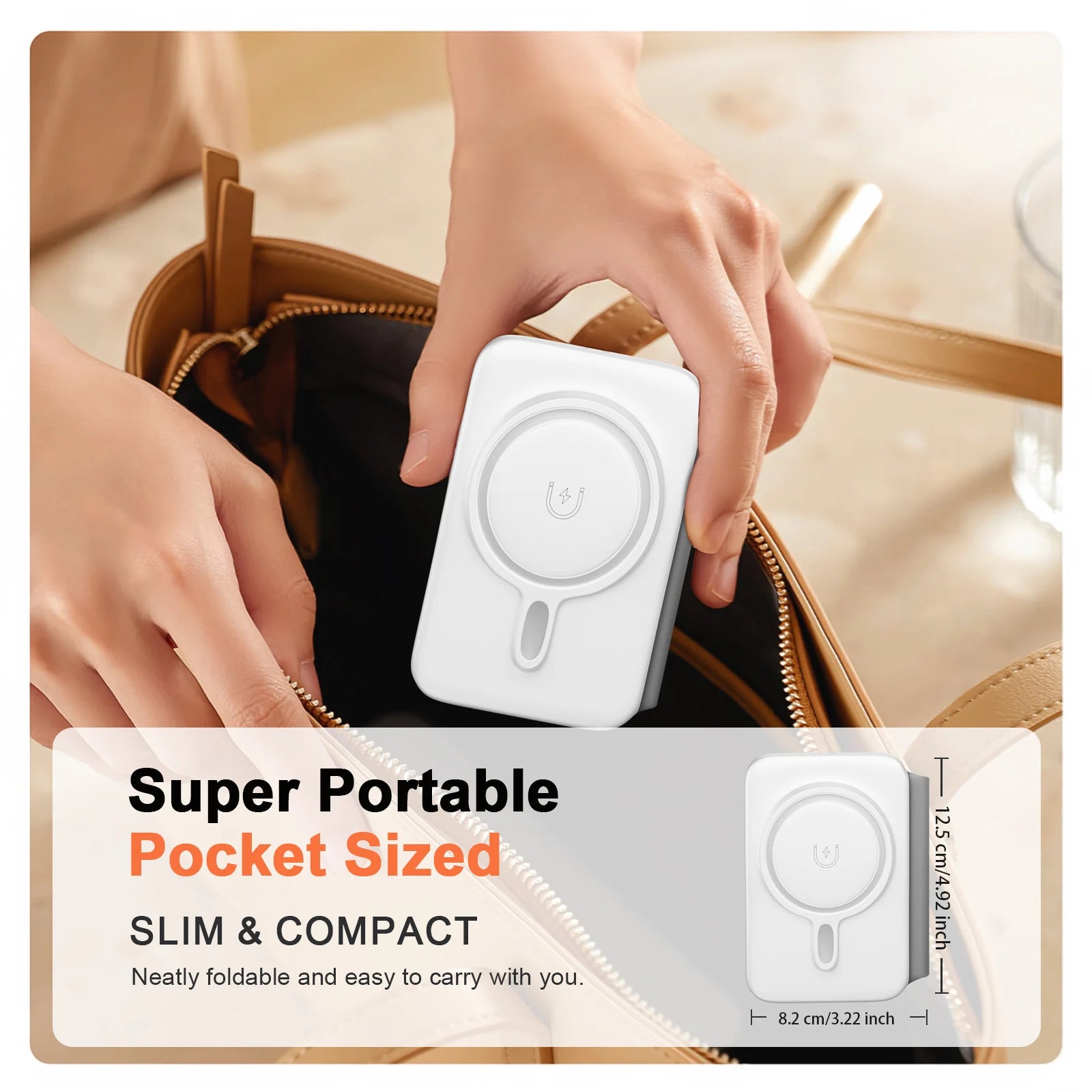 3 in 1 Wireless Charger Station Magnetic Foldable 15W for Apple Devi