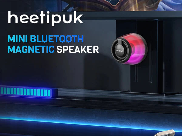Cyber Style Magnetic Wireless Mini Speaker, 5.1 Surround Sound, High