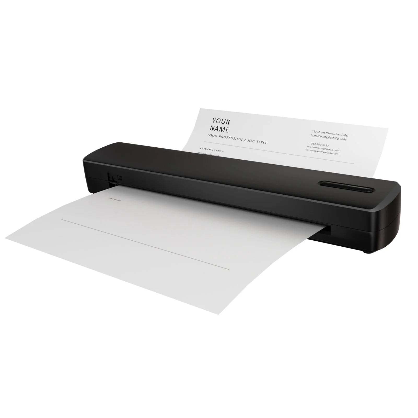 Portable Printer Wireless Inkless Thermal A4 C80 300DPI – Letter Mob
