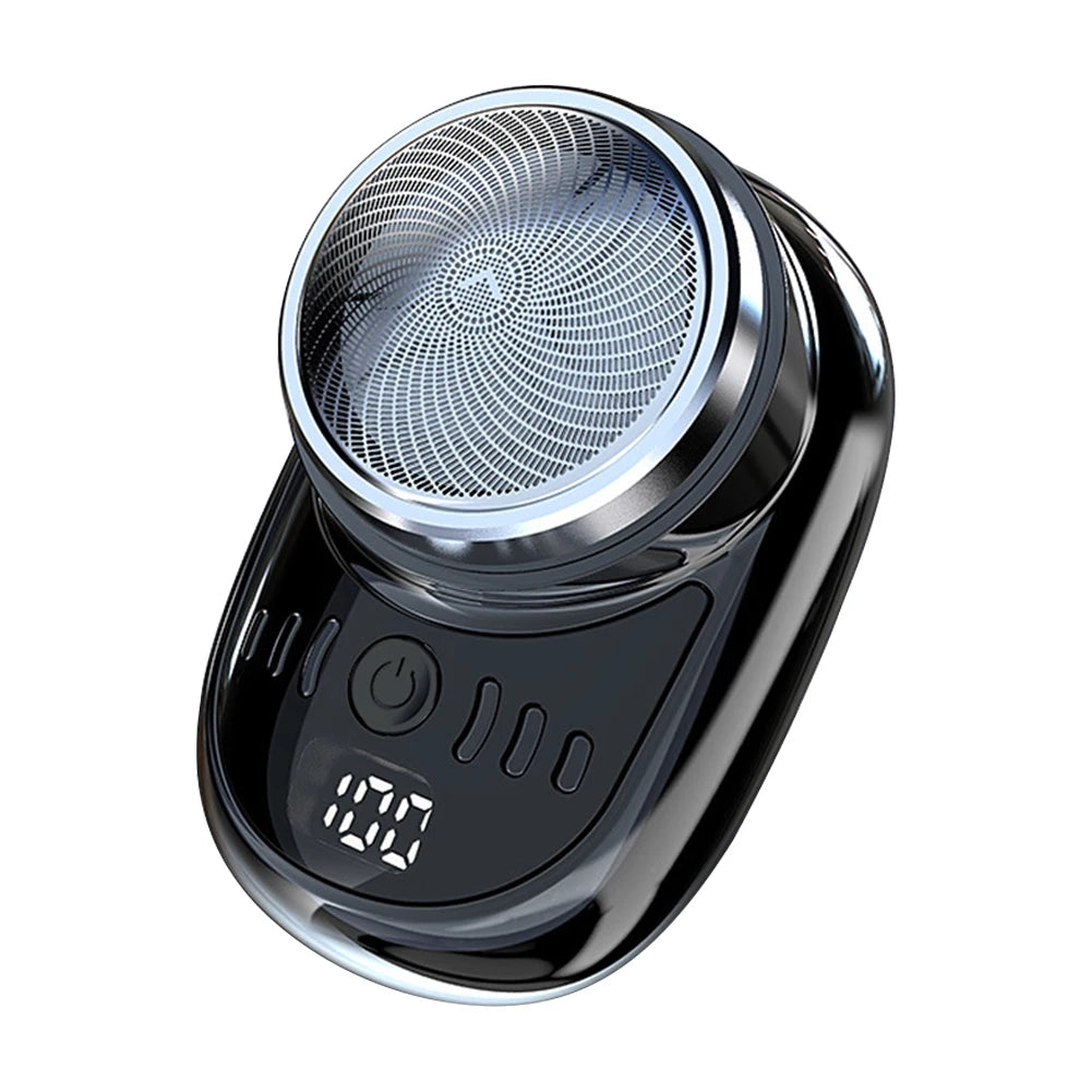 Men Mini Electric Travel Shaver USB Charging Face Beard Trimmer with