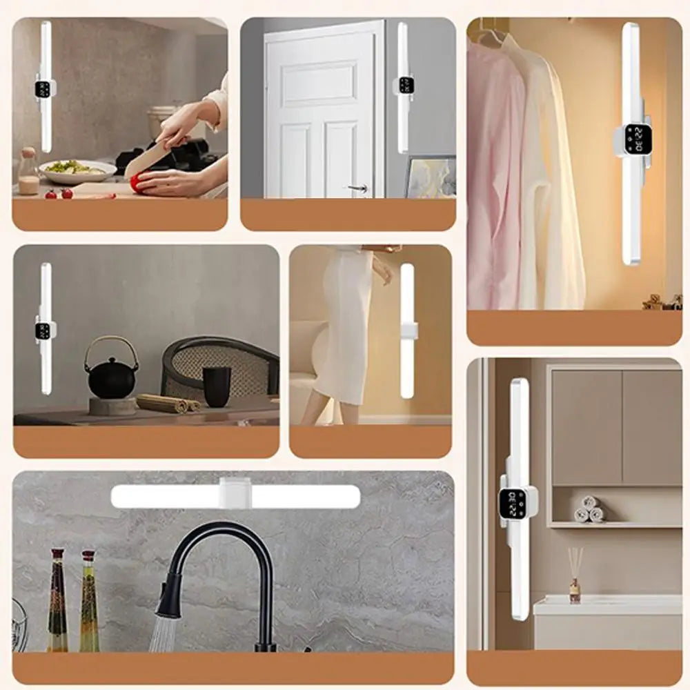 Magnet Under Cabinet Lights Wall Lamp 3 Color Temperature Under Cabi