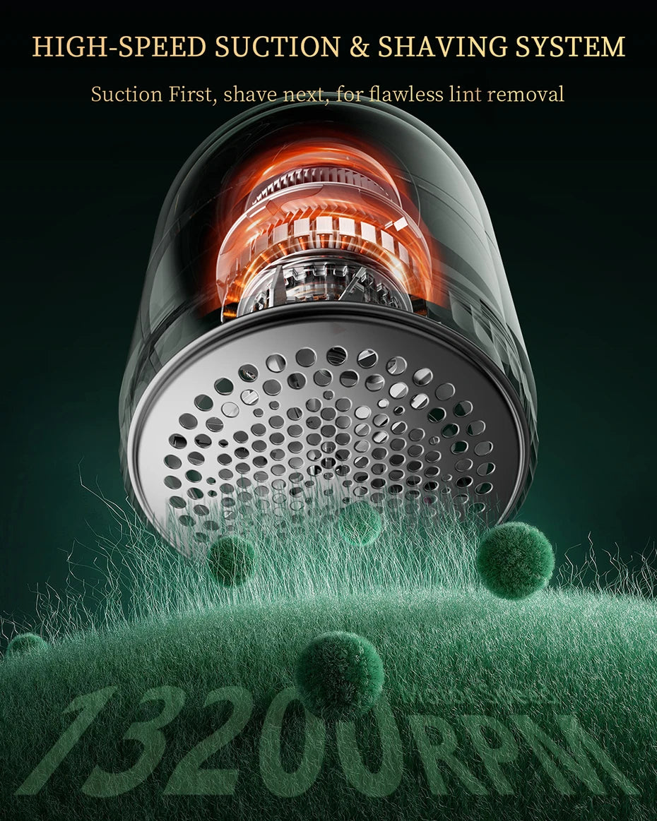 ColdSky Lint Remover Sweater Shaver with Digital Display 3 Speed Lin