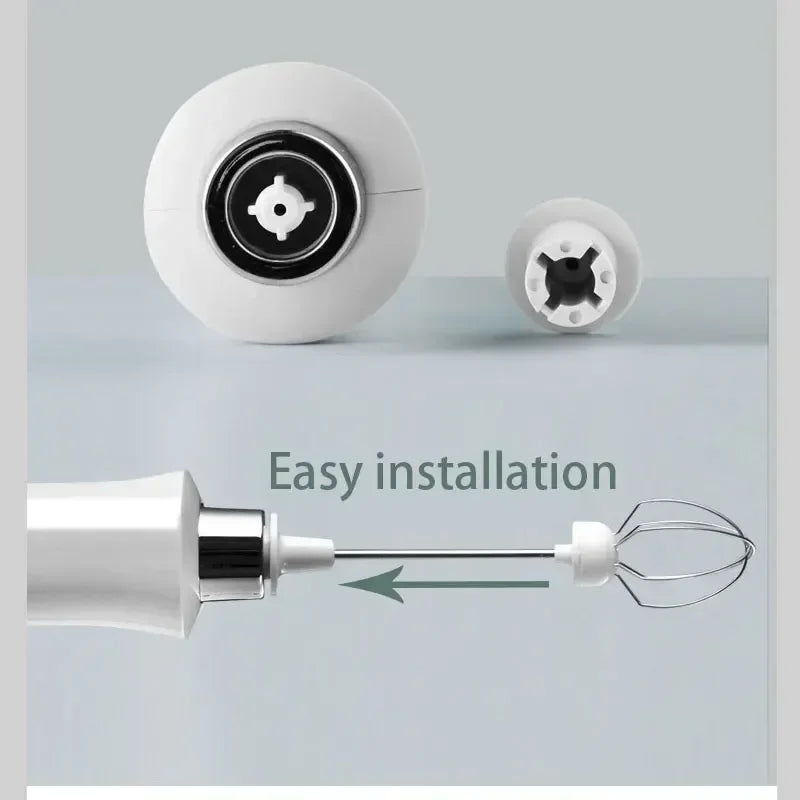 Wireless Milk Foam USB Rechargeable Handheld Electric Foam Maker 3 S