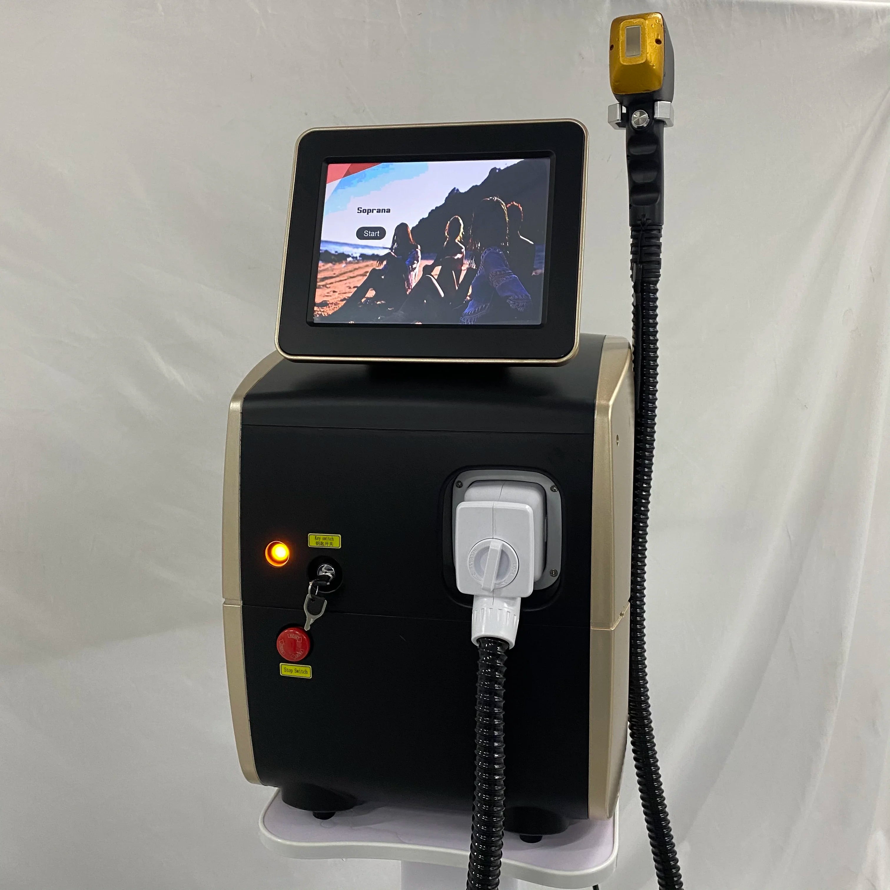 Professional Diode Ice Titanium Laser Hair Removal Machine Portable