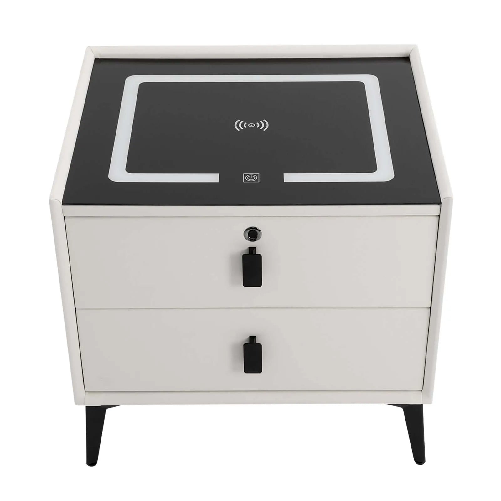 Bedside Table with Drawers Bluetooth Speaker Smart Bedside Table Bed