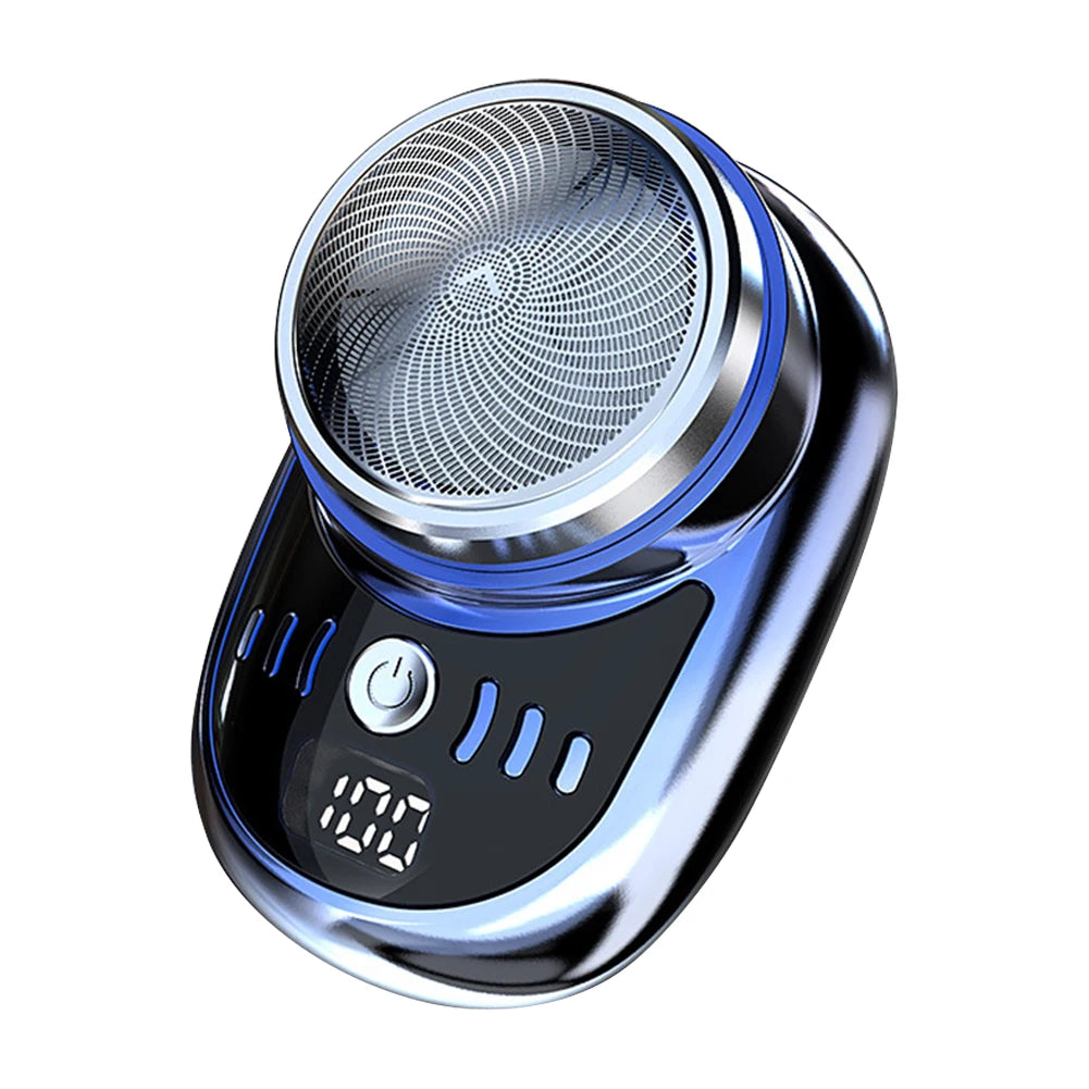 Men Mini Electric Travel Shaver USB Charging Face Beard Trimmer with