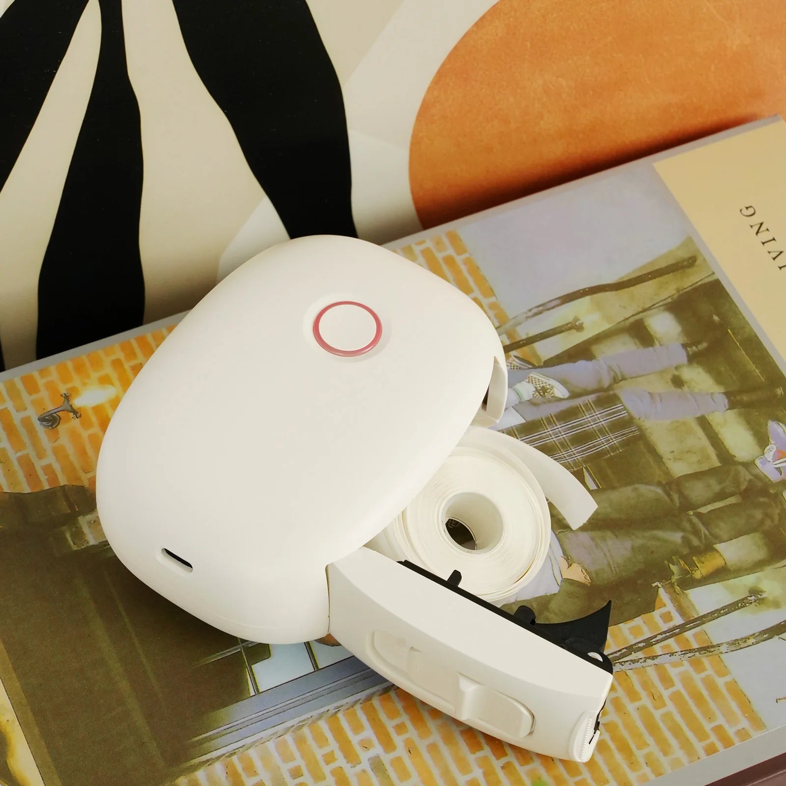 Mini Portable Wireless Inkless Thermal Printer Bluetooth Pocket Labe